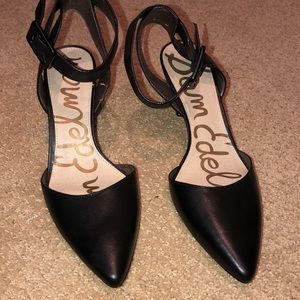 Sam Edelman black short heal